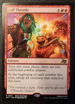 MTG Magic [x1] Full Throttle [x1] Aetherdrift PROMO M/NM - Image 1