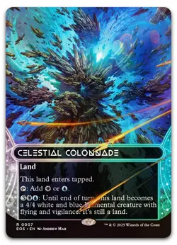 Celestial Colonnade (0007) (Borderless) #7 (Foil) NM Edge of Eternities - Image 1