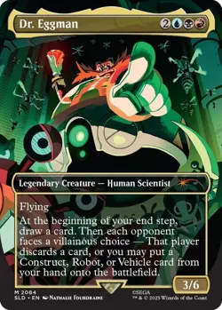 1 x Dr. Eggman - Secret Lair - NM-Mint - MTG - Image 1