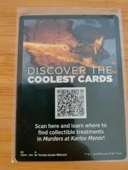 MTG Dog Token 0001 Murders at Karlov Manor M/NM Free UK P&P - Image 2