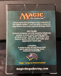 2003 MtG - 8th Edition Theme Deck - Sky Slam Deck -Sealed/English - Image 2