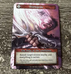 Sorcery Contested Realm Alpha Kickstarter Disintegrate Elite Non Foil - Image 1