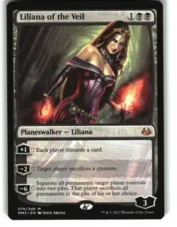 Magic the Gathering - Modern Masters 2017 Liliana of the Veil 2017 76 Mythic - Image 1