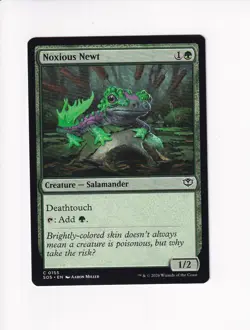 MAGIC THE GATHERING MTG SECRETS OF STRIXHAVEN NOXIOUS NEWT (#1) - Image 1