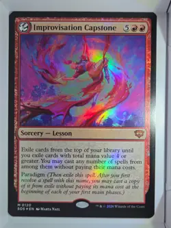 Improvisation Capstone (FOIL) - M120 - MTG - Secrets of Strixhaven (SOS) - Image 1
