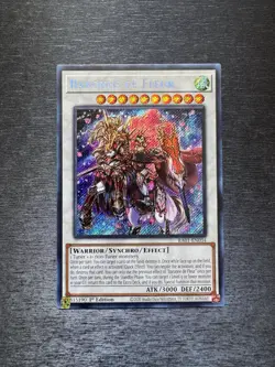 YuGiOh! Baronne De Fleur RA01 - Error Misprint Triple Anubis Stamp 1st Ed NM - Image 1