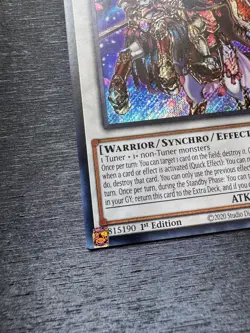 YuGiOh! Baronne De Fleur RA01 - Error Misprint Triple Anubis Stamp 1st Ed NM - Image 3