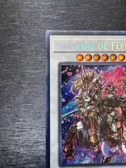 YuGiOh! Baronne De Fleur RA01 - Error Misprint Triple Anubis Stamp 1st Ed NM - Image 4