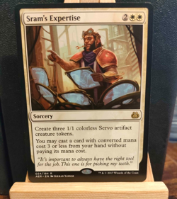 Sram's Expertise - Aether Revolt - Rare - NM/LP (see pics) MTG - Image 1