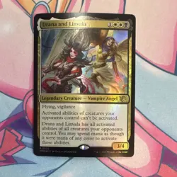 Magic: The Gathering Drana and Linvala March of the Machine Rare Foil Promo - Image 1