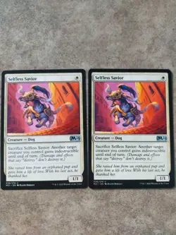 MTG Magic the Gathering - Selfless Saviour x2 - 2021 Core Set M21 - Image 1