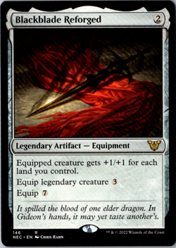 Blackblade Reforged R Commander: Kamigawa: Neon Dynasty 146 Near Mint - Image 1