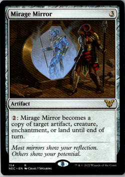 Mirage Mirror R Commander: Kamigawa: Neon Dynasty 154 Near Mint - Image 1