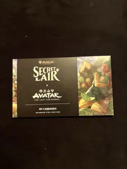 MTG Magic Secret Lair x Avatar: The Last Airbender: My Cabbages! - Rainbow Foil - Image 1