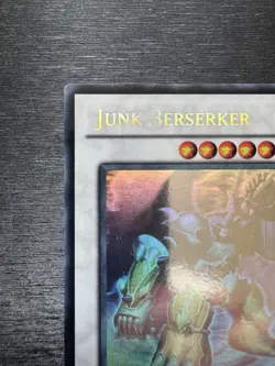 YuGiOh! Junk Berserker EXVC-EN037 Ghost Rare 1st Edition Lightly Played - Image 3
