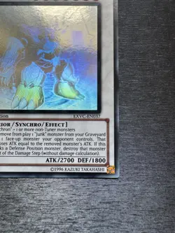 YuGiOh! Junk Berserker EXVC-EN037 Ghost Rare 1st Edition Lightly Played - Image 5