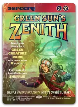 Green Sun's Zenith (Showcase) #127 (Foil) (NM) Special Guests SPG Magic MTG - Image 1