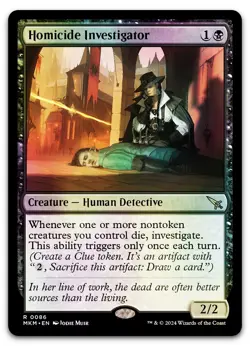 Homicide Investigator #86 (Foil) (NM) Murders Karlov Manor MKM Magic MTG - Image 1