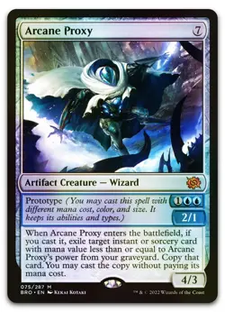 Arcane Proxy #75 (Foil) (NM) Brothers' War BRO Magic MTG - Image 1