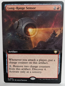 Long-Range Sensor (0031) Extended Art, Edge Eternities EOC, Magic MtG, Regular - Image 1