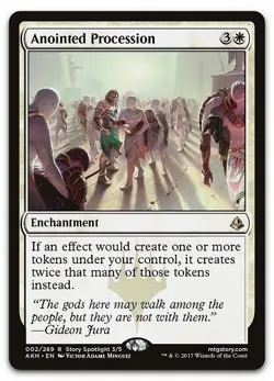 2017 Magic The Gathering Amonkhet Anointed Procession #2 Rare NM-MT - Image 1
