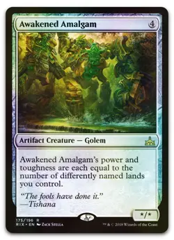 Awakened Amalgam #175 (Foil) (NM) Rivals of Ixalan RIX Magic MTG - Image 1