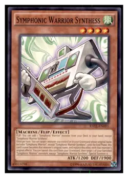 Yugioh Symphonic Warrior Synthess #RATE-EN091 Raging Tempest LP - Image 1