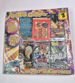 VINTAGE Anime Dollar General Booster Pack Lot Yugioh Metal Raiders 1st Edition - Image 1