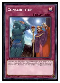 Yugioh Conscription #SBLS-EN024 Speed Duel: Arena of Lost Souls LP - Image 1