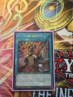 YuGiOh R.B. Stage Landing (Secret Rare) DUAD-EN096 Duelist's Advance 1st Edition - Image 1