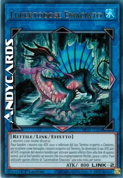 LUCERTODOSE EMACIATO • (Haggard Lizardose) • Ultra R • MP25 IT204 • 1Ed • Yugioh - Image 1