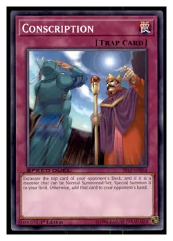 Yugioh Conscription #SBLS-EN024 Speed Duel: Arena of Lost Souls LP - Image 1