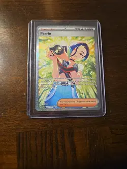 Pokemon TCG Trainer Perrin Special Illustration Twilight Masquerade 220/167 NM - Image 1