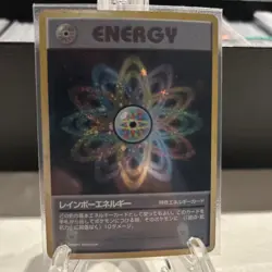 Pokemon TCG Rainbow Energy Japanese Team Rocket HOLO Rare With HOLO SWIRL 🌀 - Image 1