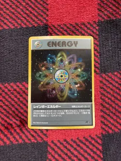 Pokemon TCG Japanese Rainbow Energy Team Rocket 80 Holo Unlimited Rare - Image 1