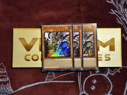 3x (M/NM) Horus the Black Flame Deity MP25-EN158 Ultra Rare 1st Edition Yugioh - Image 1