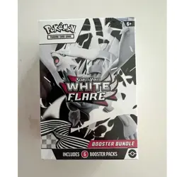 Pokemon Scarlet & Violet White Flare Booster Bundle Box English Reshiram Keldeo - Image 1