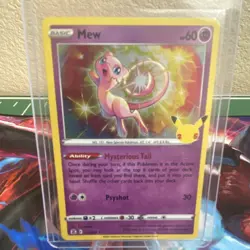 Pokemon Mew 011/025 Celebrations Holo Rare Basic 60HP Psyshot EN - Image 1
