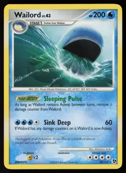 Wailord 30/106 Rare Great Encounters Near Mint - Image 1