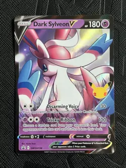Pokemon TCG Dark Sylveon V SWSH134 Celebrations Black Star Promo (English) - NM - Image 3