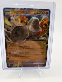 Regirock ex 107/217 Double Rare Ascended Heroes Pokemon TCG NM Holo - Image 1