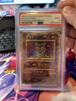 2000 POKEMON GAME MOVIE POKEMON 2000 MOVIE ANCIENT MEW PSA 9 - Image 1