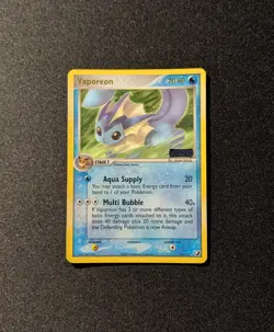 Pokemon EX UNSEEN FORCES - #19/115 Vaporeon - Reverse Holo - ENG - Near Mint - Image 3
