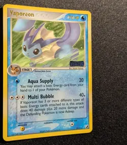 Pokemon EX UNSEEN FORCES - #19/115 Vaporeon - Reverse Holo - ENG - Near Mint - Image 5
