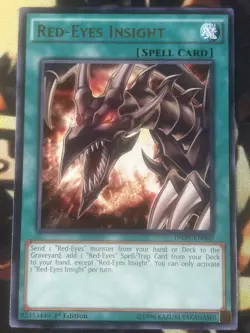 Yugioh: Red-Eyes Insight - INOV-EN060 - Rare - 1st Edition - LP - Image 1