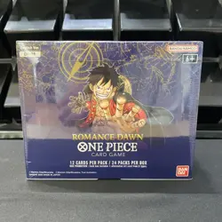 One Piece Booster Box OP01 REPRINT 24 Packs - ENG - NEW SEALED - Image 1