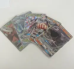 Pokemon Sun & Moon GX Holo Lot 5 Cards Pinsir Gyarados Lurantis Machamp Onix - Image 1