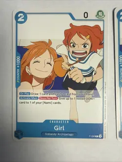 3xone Piece Pre Release Promo Girl P-096 Sealed Card Pack - OP14 - One Piece TCG - Image 2