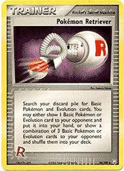 Pokemon Team Rocket Returns 84/109 Pokemon Retriever (Trainer) Card - Image 1