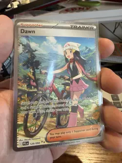 Pokemon Dawn 129/094 Full Art Holo Trainer Card English TCG - Image 1